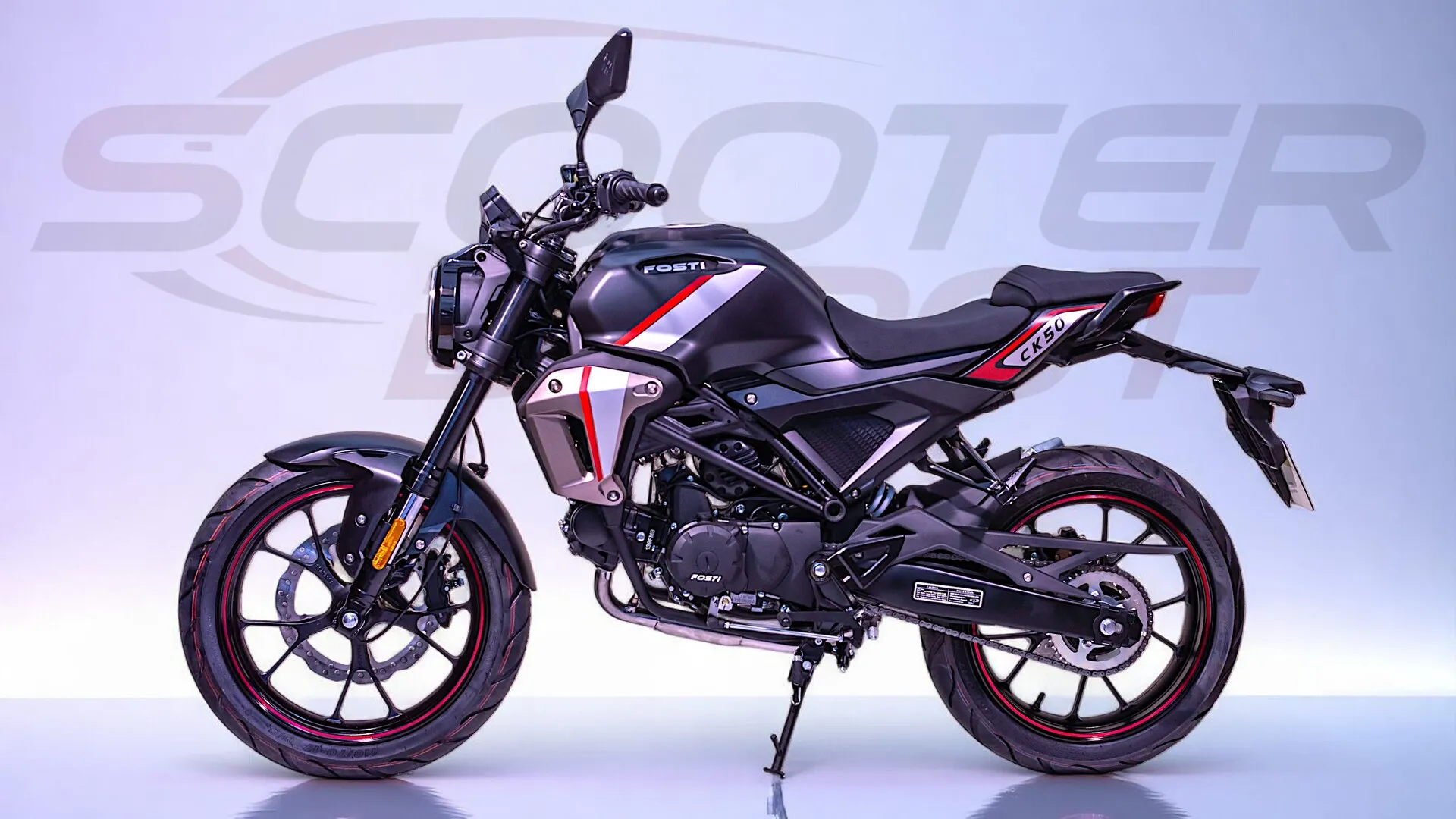 FOSTI CK50 Circuit King Black Edition -moto 50  look CB125R