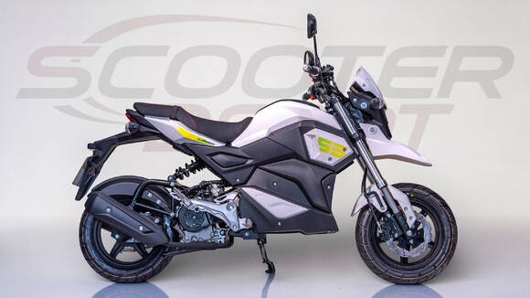 Moto 50cc hammer automatique noire – vue droite