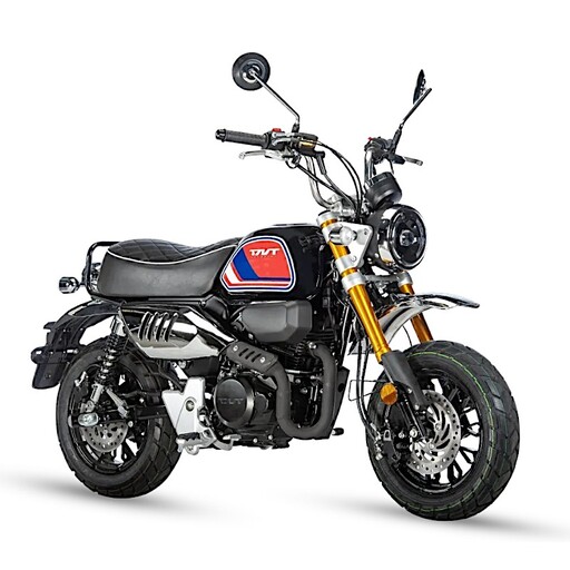 Mini Moto 125cc TNT MOTOR GOOD VIBES Noire-faite pour le camping-cariste