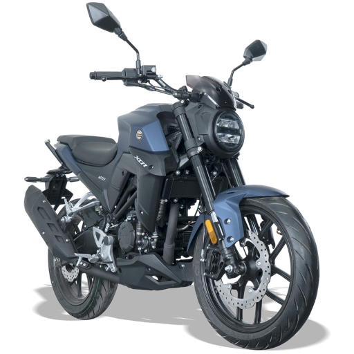 Moto 125cc TNT MOTOR XCR noire - Le roadster à tout faire-Bleu-