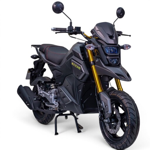 Moto 50cc automatique ECCHO STRIKE gris mat