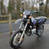 la moto Eccho 50 Supermotard STM 50 bleue