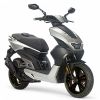 le scooter 50cc TNT MOTOR STREETMAX gris, jantes noires