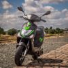 le scooter 50 TNT ROMA 2 TPS 12 POUCES - NOIR/VERT