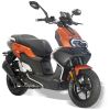 le scooter 50cc TNT MOTOR ESCAPE NOIR ORANGE