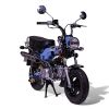la moto 125cc Dax Replica bleue
