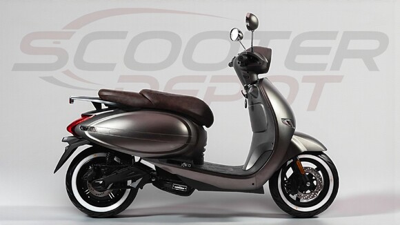 Scooter électrique LVNENG S6 gris – vue droite