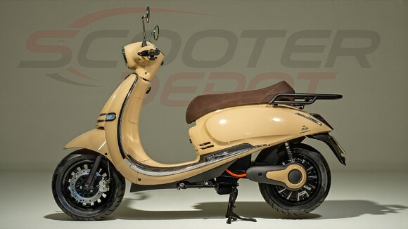 Scooter électrique ATOR CITIO 3000 beige – vue gauche