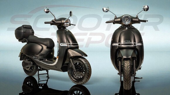 Scooter électrique ATOR CITIO 3000 noir mat – vue avant