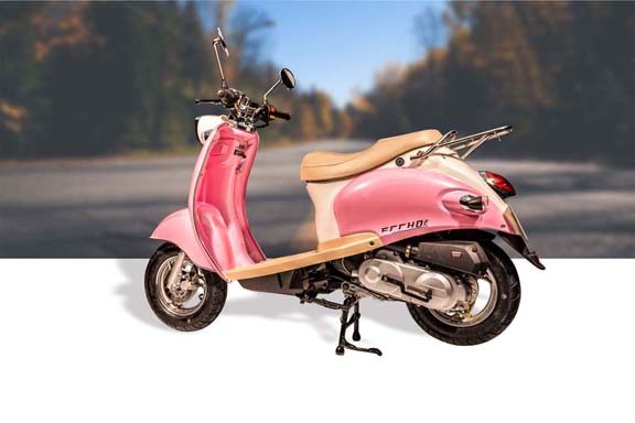 Scooter 50 Eccho Retro Pink - RY50QT-15-PINK II