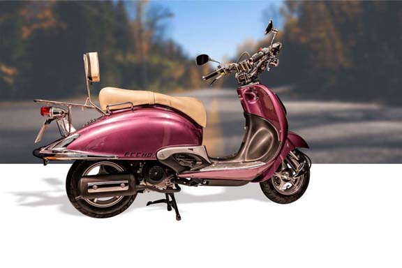 Scooter 50 Eccho La Choupette II Lilas - RY50QT-8