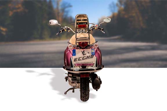 Scooter 50 Eccho La Choupette II Lilas - RY50QT-8