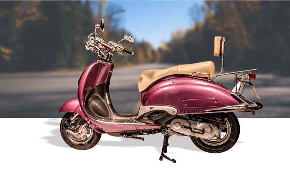 Scooter 50 Eccho La Choupette II Lilas - RY50QT-8