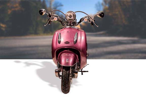 Scooter 50 Eccho La Choupette II Lilas - RY50QT-8