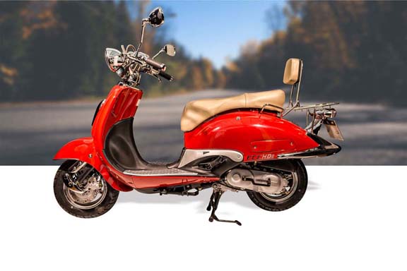 Scooter 50 Eccho La Choupette II rouge