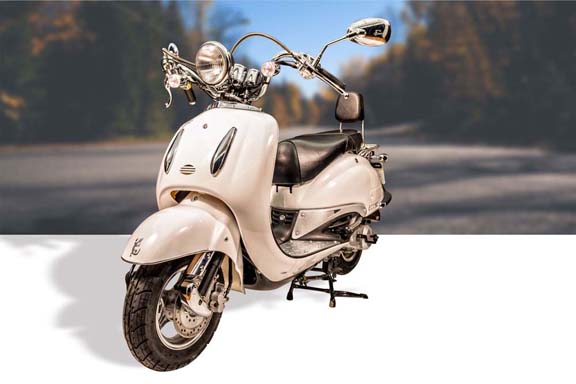 Scooter 50 Eccho La Choupette White Series RY50QT8