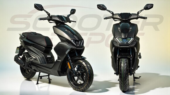 Scooter 50cc TNT MOTOR STREETMAX noir – vue avant