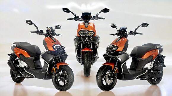 Scooter 50cc TNT MOTOR ESCAPE NOIR ORANGE