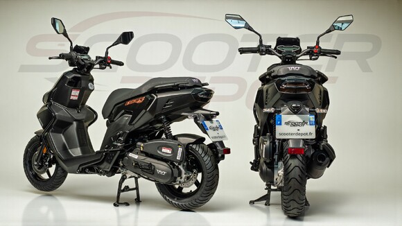 Scooter 50cc TNT MOTOR ESCAPE noir – vue arriere