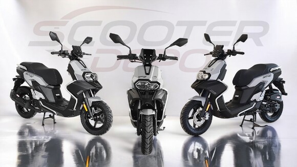 Scooter 50cc TNT MOTOR ESCAPE GRIS NOIR