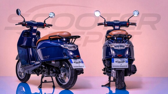 Scooter 50cc TNT MOTOR CANCUN bleu marine