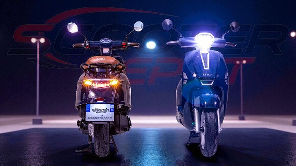 Scooter 50cc TNT MOTOR CANCUN bleu marine