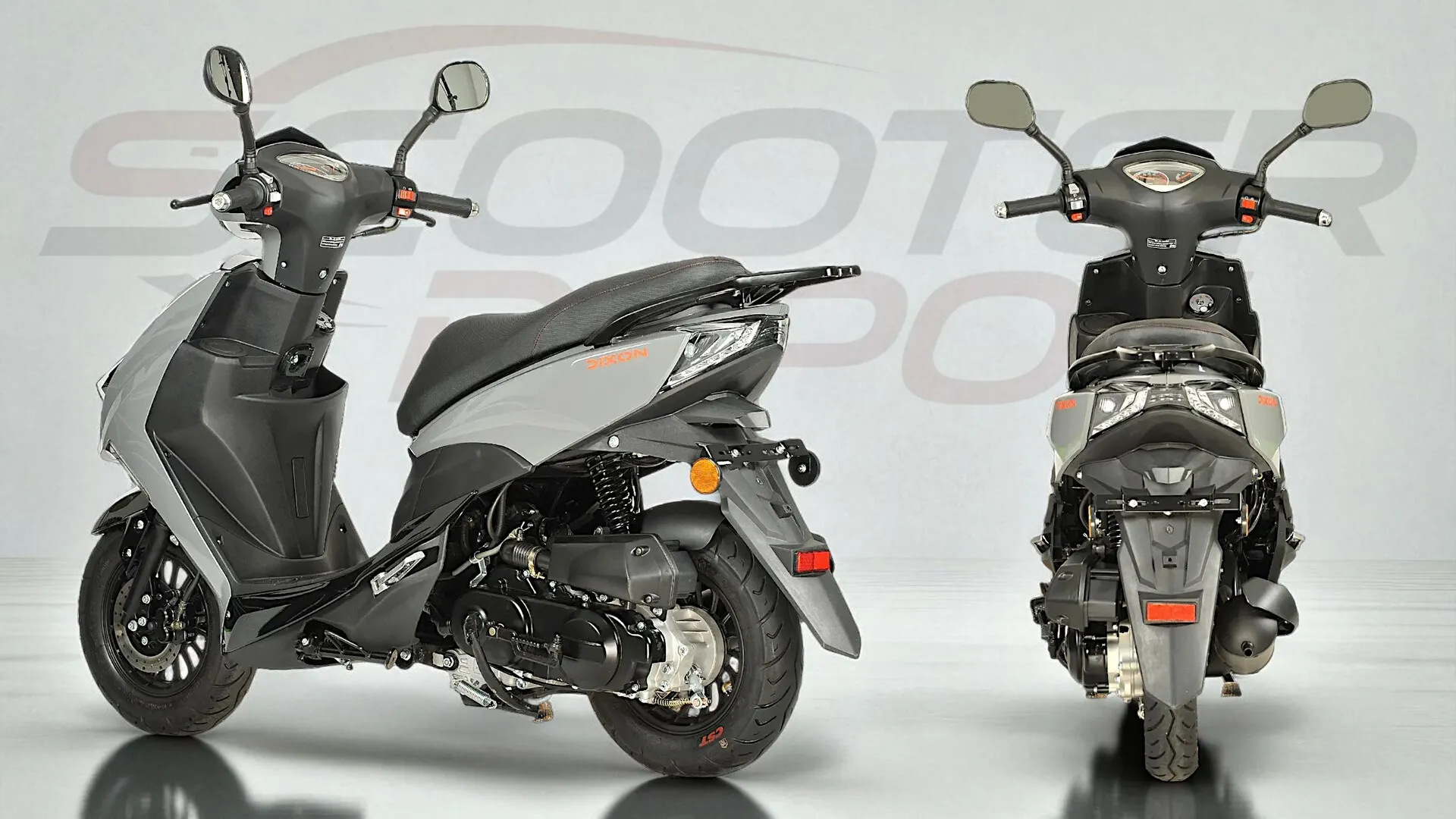 TNT DIXON 50cc Gris Nardo - Petit Scooter Urbain dès 14 ans