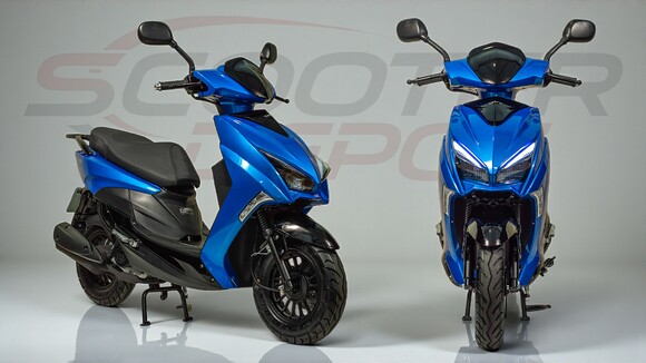 Scooter 50cc TNT MOTOR DIXON 10 pouces bleu