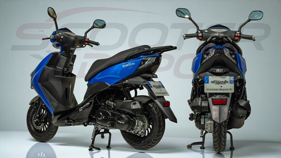 Scooter 50cc TNT MOTOR DIXON 10 pouces bleu