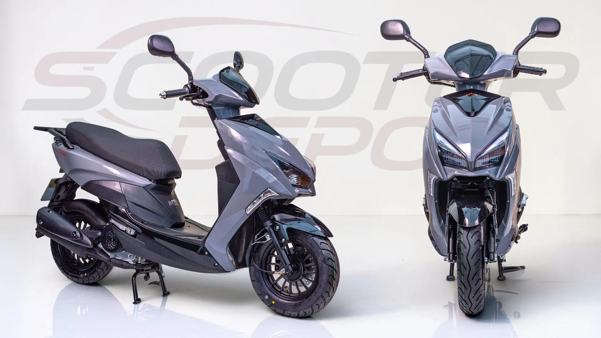 TNT Dixon Gris Nardo 2026 : Scooter 50cc Connecté Euro 5+