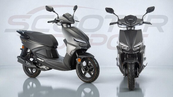Scooter 50cc TNT MOTOR DIXON 12 pouces gris mat