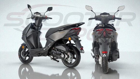 Scooter 50cc TNT MOTOR DIXON 12 pouces gris mat
