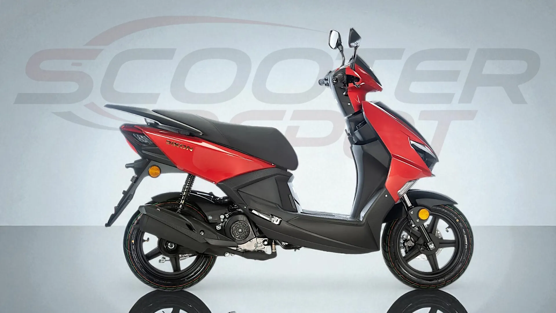 TNT DIXON 12 pouces Rouge - le scooter 50cc urbain sportif