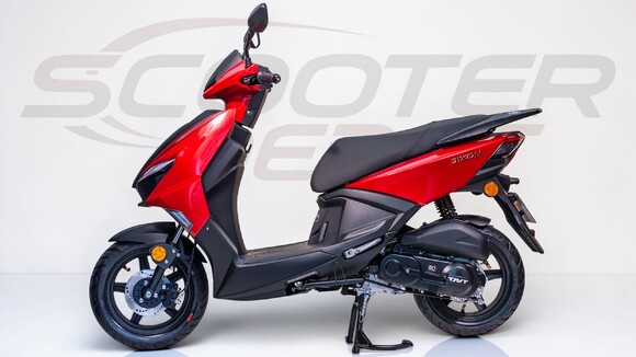Scooter 50cc TNT MOTOR DIXON 12 pouces rouge – vue gauche