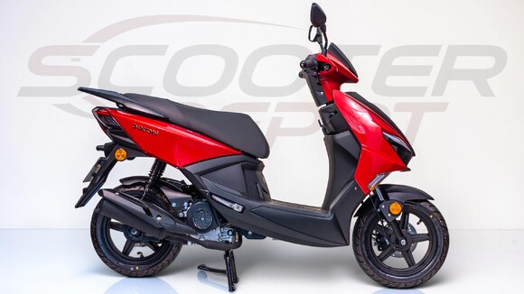 Scooter 50cc TNT MOTOR DIXON 12 pouces rouge – vue droite
