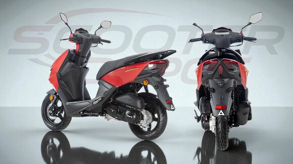Scooter 50cc TNT MOTOR DIXON 12 pouces rouge