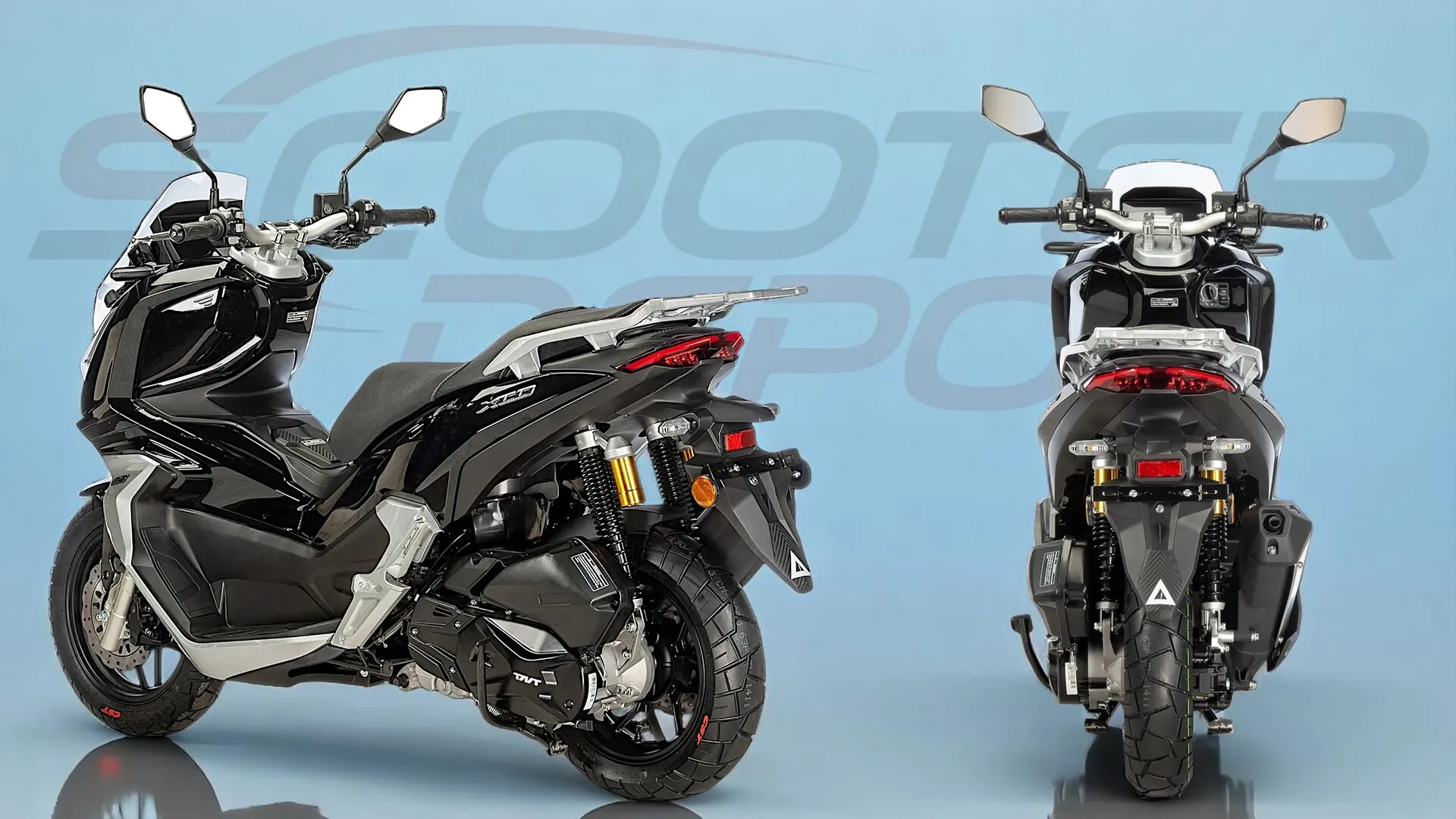 Scooter 125cc TNT XCO  Noir - Maxi Scooter Urbain Performant