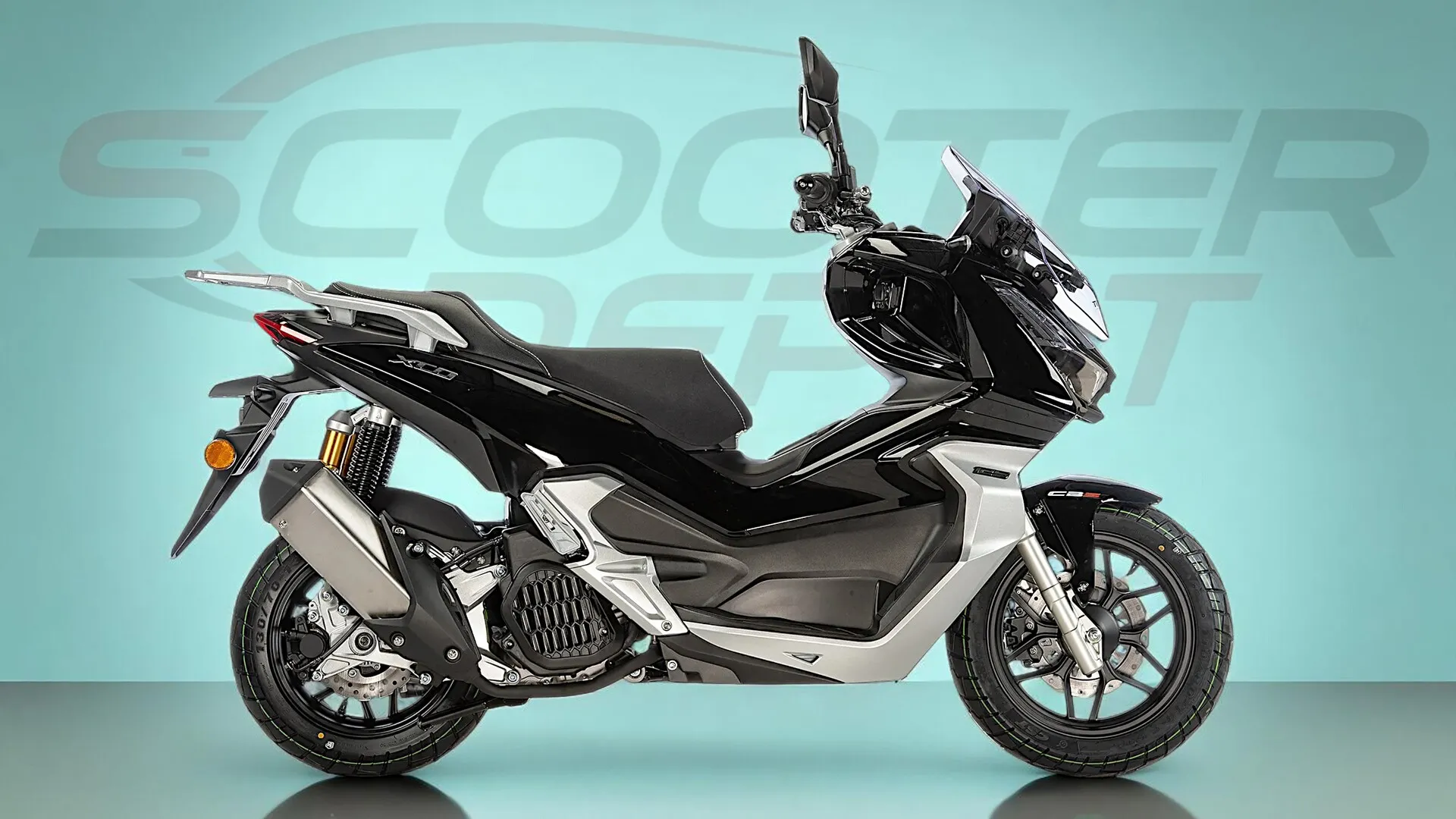 Scooter 125cc TNT XCO  Noir - Maxi Scooter Urbain Performant