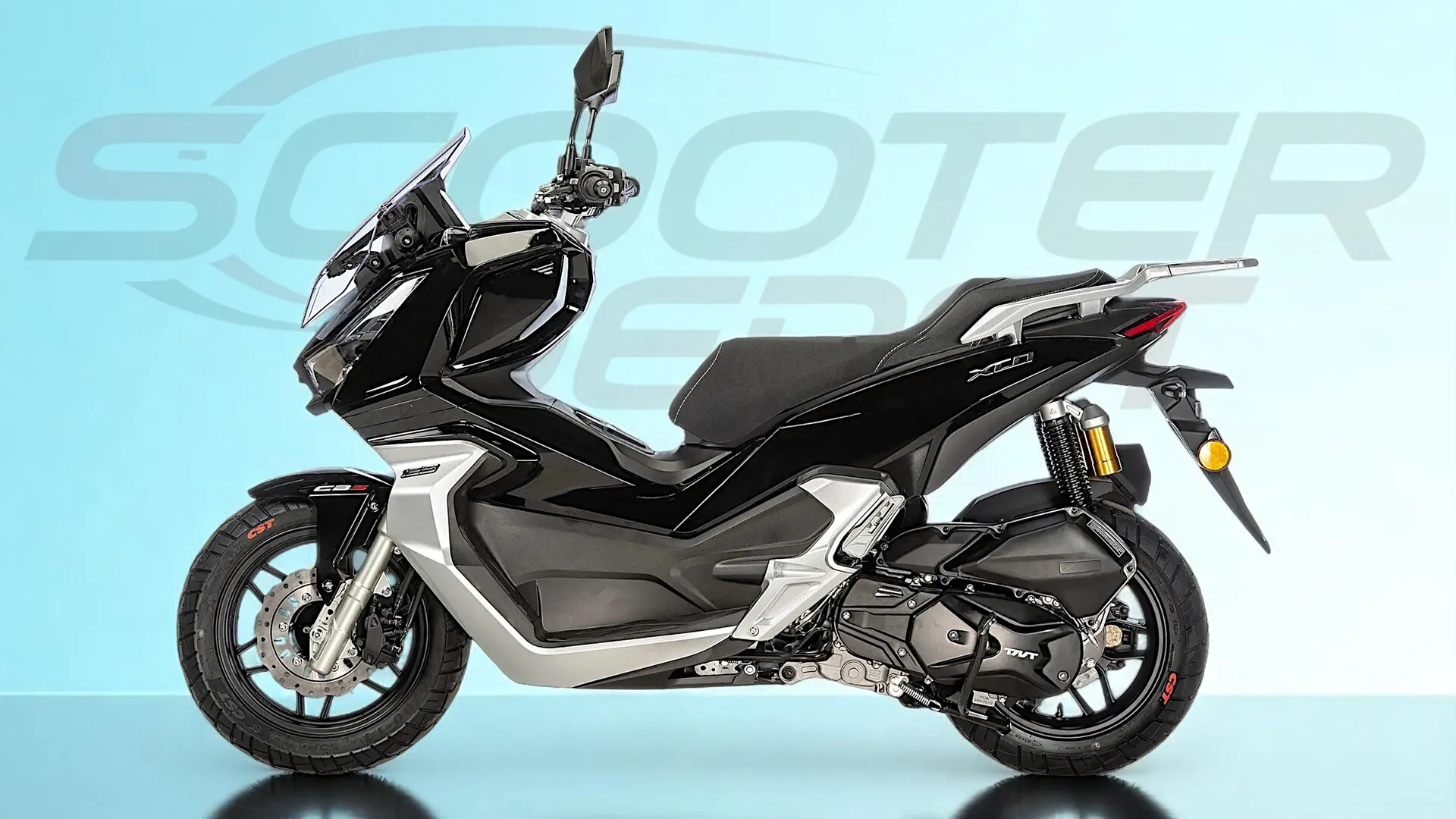 Scooter 125cc TNT XCO  Noir - Maxi Scooter Urbain Performant