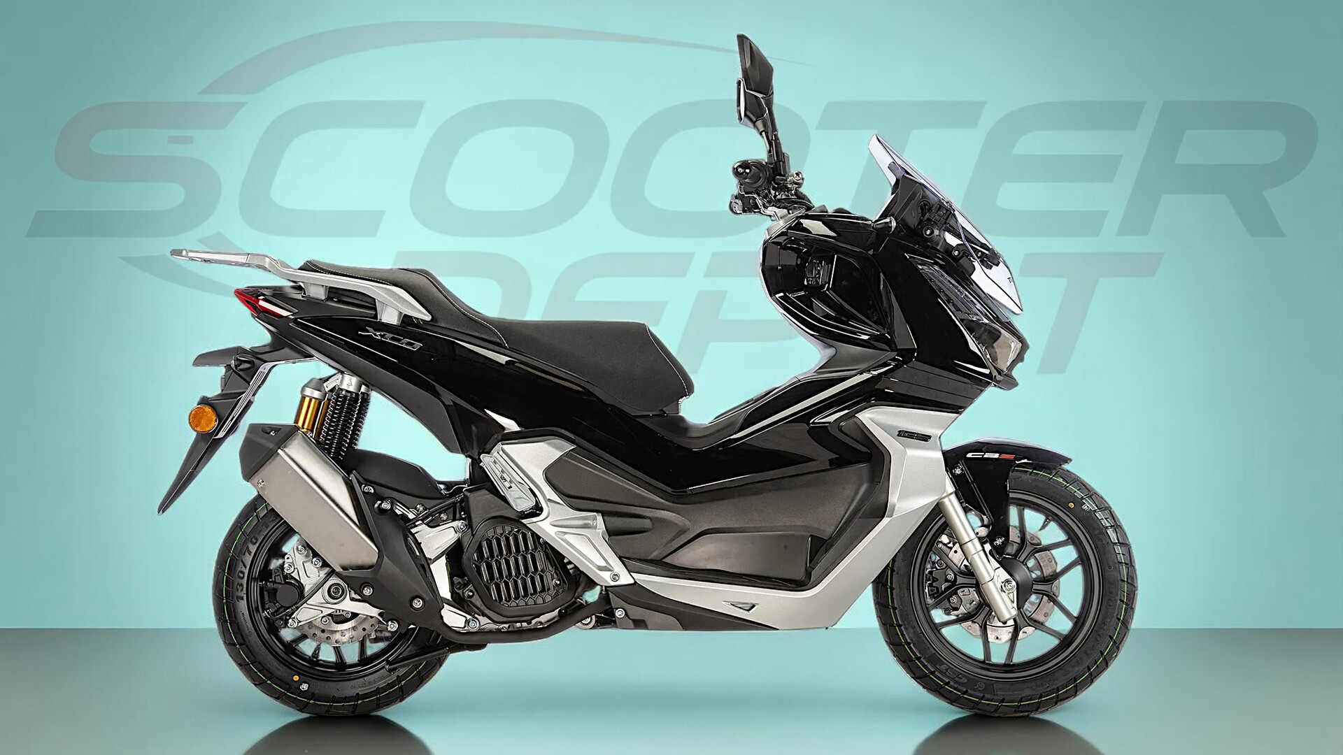 Scooter 125cc TNT XCO  Noir - Maxi Scooter Urbain Performant