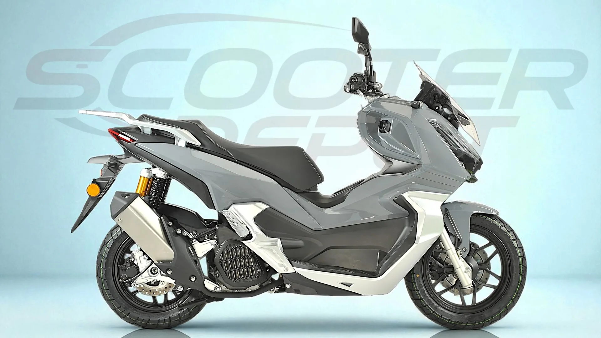 Scooter 125 TNT XCO Gris Nardo-Maxi Scooter Urbain Abordable