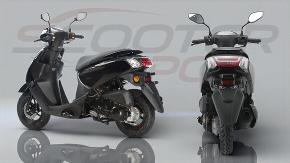 Scooter 50cc TNT MOTOR JUNIOR 10 pouces noir – vue arriere