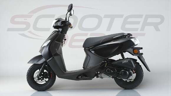 Scooter 50cc TNT MOTOR JUNIOR 10 pouces noir – vue gauche