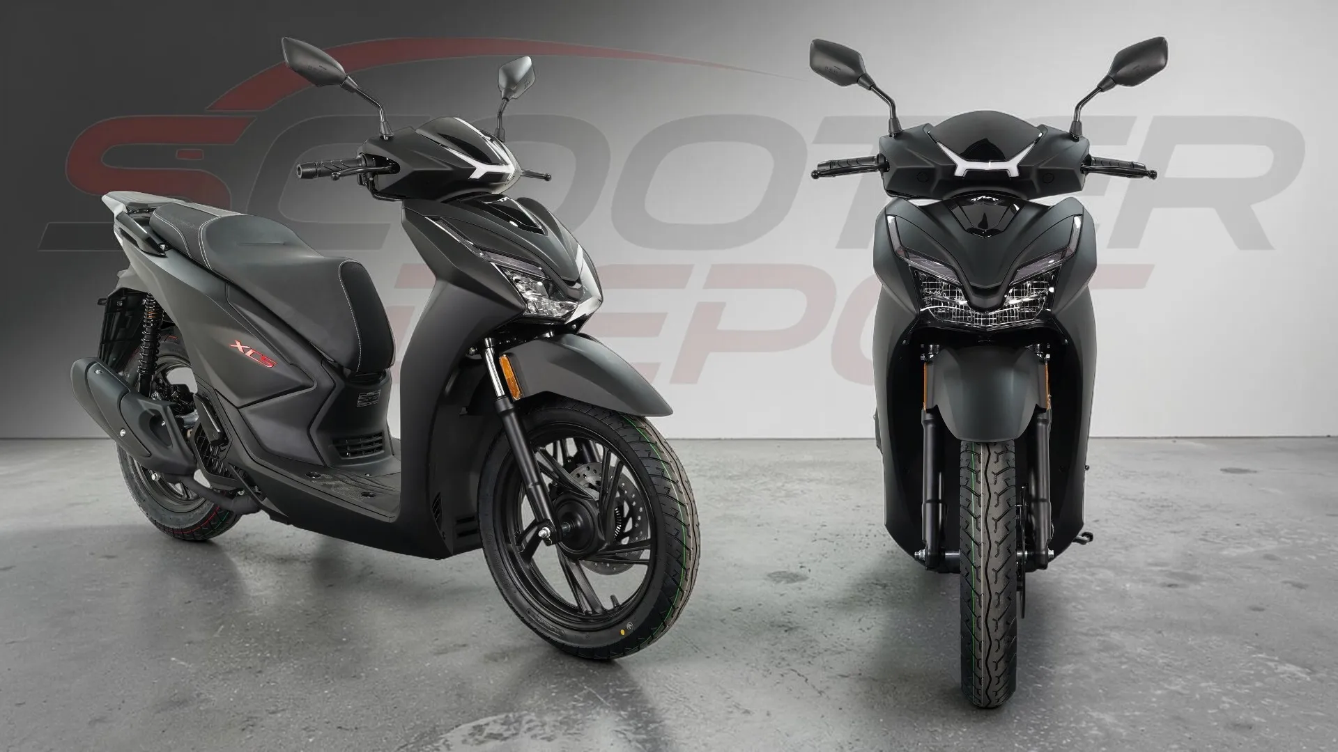 TNT MOTOR XCS 125 Noir : Scooter Grandes Roues 16 pouces