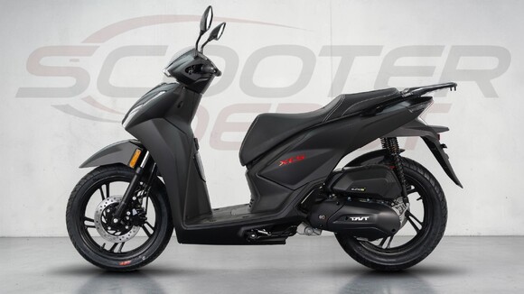 le scooter 125 TNT MOTOR XCS noir mat – vue gauche