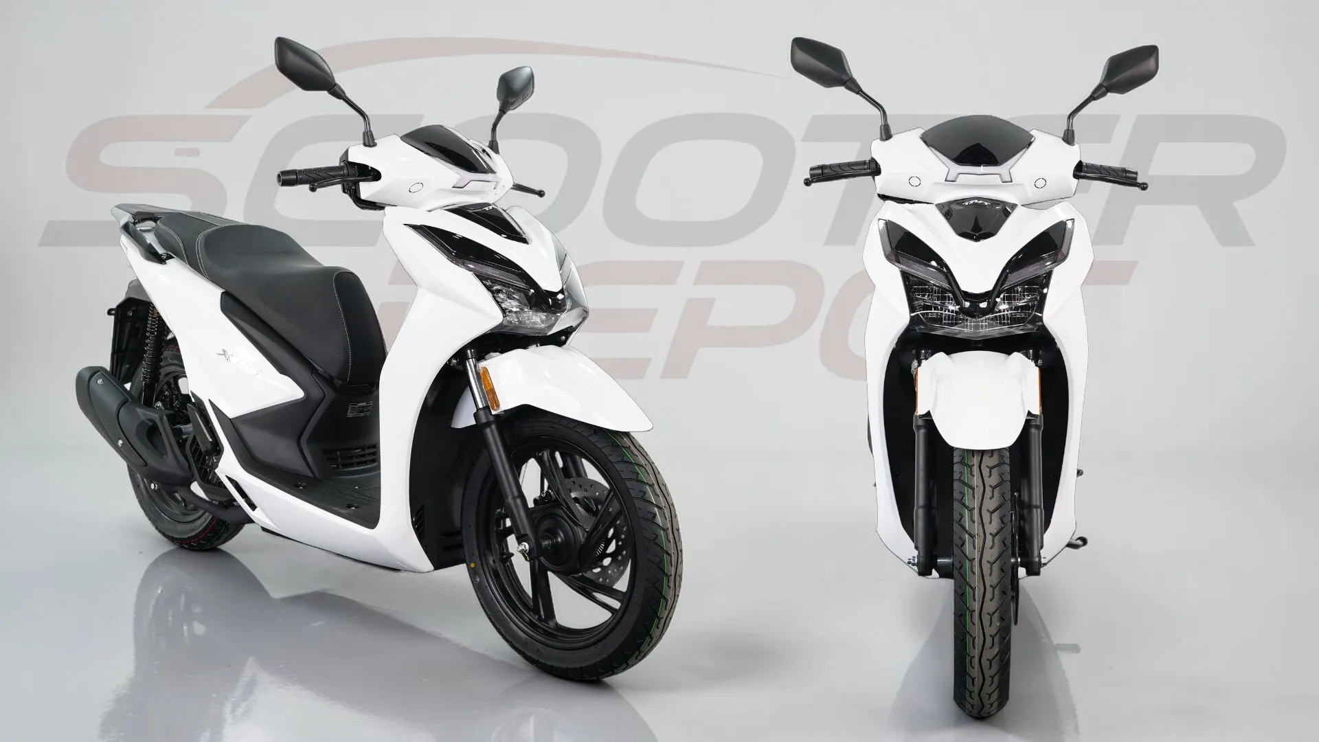 TNT MOTOR XCS 125 Blanc : Scooter Grandes Roues 16 pouces 