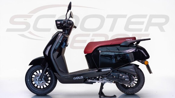 Scooter 50cc TNT YOLO 10-12 pouces NOIR  – vue gauche