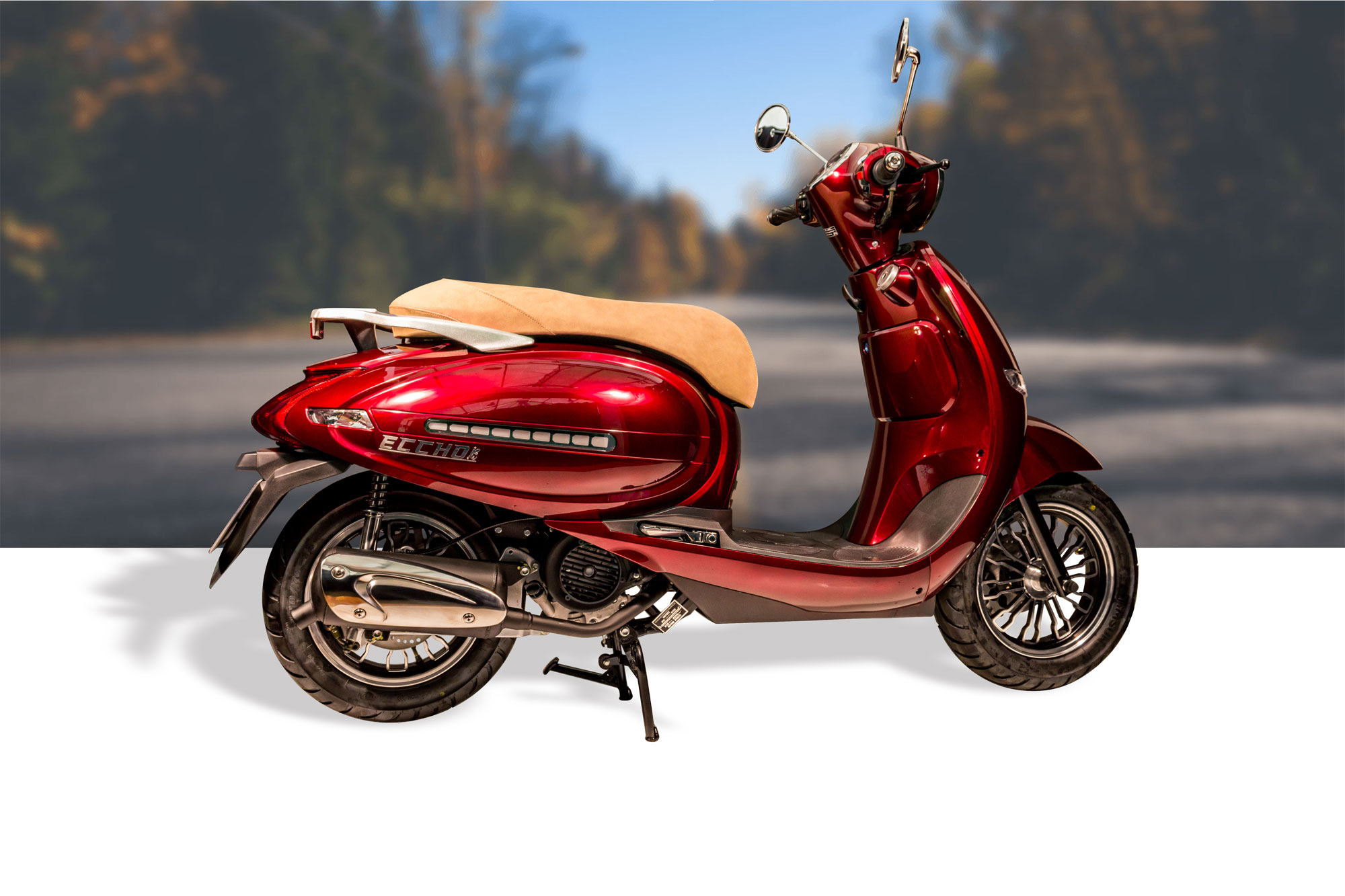 SCOOTER 125 TALIA ROUGE-CHIC ET VINTAGE
