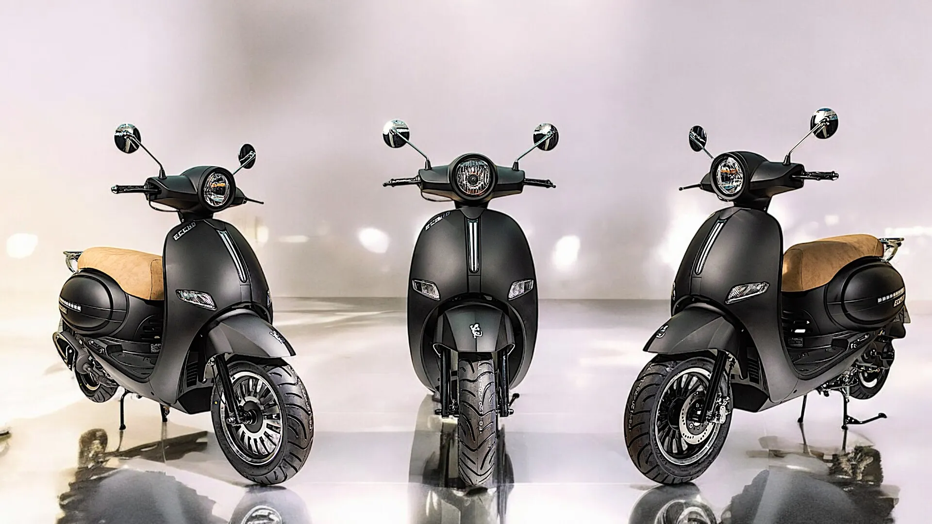 Scooter 50cc ECCHO TALIA Black - Le scooter chic pour adulte
