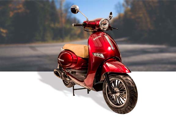 Scooter 50cc ECCHO TALIA ROUGE EURO 5